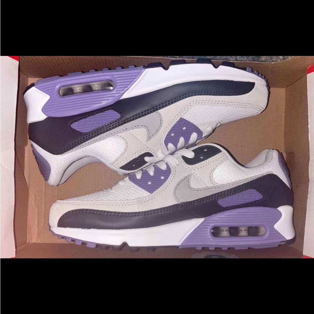 Nike Purple and White Sneakers